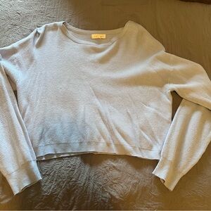L.A. Hearts Light Gray Ribbed Sweater